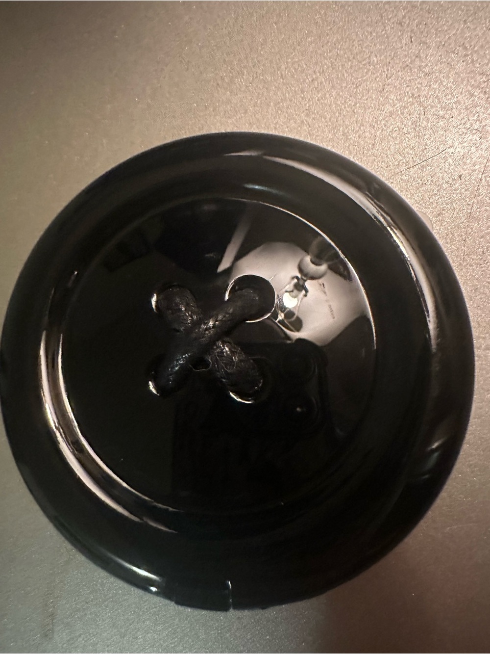 Beauty Creations Glossy Black Ceramic Button Accent
